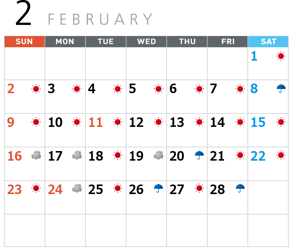 2月